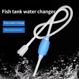 Cleaning Tools Aquarium Syphon Fish Tank Syphon Vacuum Gravel Water Philtre Cleaner Pump Manual ChangerSafe 231010