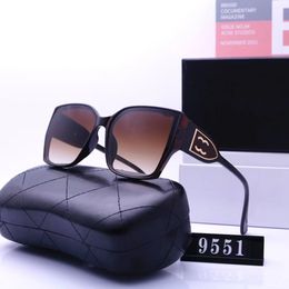 Fashion Classic Designer Sunglasses For Men Women Sunglasses Luxury Polarised Pilot Oversized Sun Glasses UV400 Eyewear PC Frame Polaroid Lens S9551