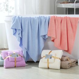 Towels Robes 2 Pcs/set Towels Baby Washcloth Towel Sets Coral Fleece Mother Kids Towel Set Soft Soild Colour Bath Towel Toallas Para Bebe 231010