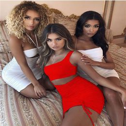 Sexy Bandage Hollow Ladies Party dress Buttock fold clothing women clothes summer dresses woman Night club dresses robes208d