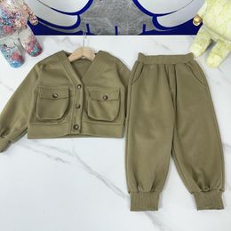 Clothing Sets Baby Boys Clothes Luxury 2023 Autumn Fashion Children's Sweatshirts Jackets Fall Kids Casual Wear Girl Outfits Set