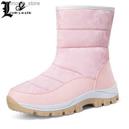 Stivali Scarpe da donna Stivaletti moda invernale da donna Tenere al caldo Stivali impermeabili con lacci femminili Scarpe da donna comode alla caviglia Q231010