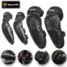 Elbow Knee Pads Motorcycle Motocross Knee Brace Mesh Motorcycle Elbow Protector Sports Cross Protections Downhill Knee Pads 231010