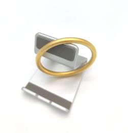 Classics 9k Solid Fine Gold AUTHENTIC Plain Circle Bangle Bracelet Heavy Wide 6MM 61 mm Diameter5839232