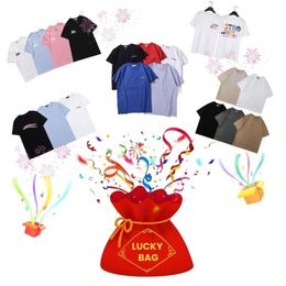 Surprise Blind Box-Summer Men And Women Printing T Shirts Loose Round Neck Randomly Shipped Various T-Shirts Mystery Boxes268V