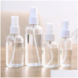 Packing Bottles Wholesale 5Ml 10Ml 20Ml 30Ml 50Ml 60Ml 80Ml 100Ml 120Ml Spray Bottle Fine Mist Clear Sprayer Bottles Small Reusable Em Dhbjl