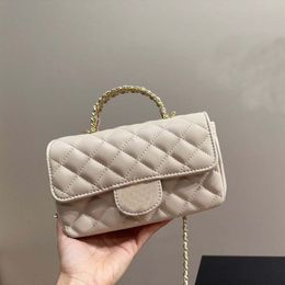 Moda omuz çantası lüks tasarımcı crossbody çanta klasik çanta çantası kadın omuz çantası deri elmas ızgara lüks kadın çanta cüzdan zinciri