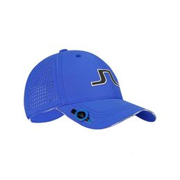 s J Golf Cap Breathable Hole Men Women Sports Sun Hat 231010