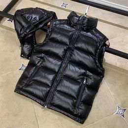 Funzione NFC Gilet invernali con cappuccio da donna e da uomo Cappotti Giacche calde Parka Casual Lettera Stampa Cappotto di velluto a coste da donna Capispalla flessibile