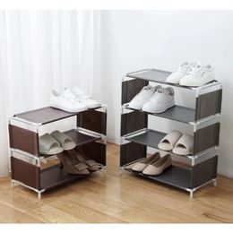 Storage Holders Racks 3/4/5layer Shoe Rack Multi-functional Organizer Household Cloth Simple Storage Easy To Assemble Dormitory Home Provincial Space 231010