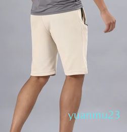 solid Colour sports leisure running fitness fivepoint shorts with pockets