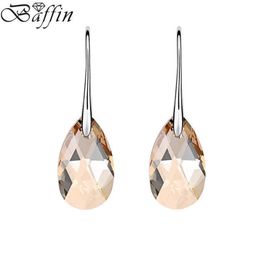 Original Crystal From SWAROVSKI Classic Drop Earrings Rhinestone Hanging Pendientes Jewelry Women Mother's Day Gift297A