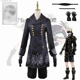 Theme Costume Nier Automata Cosplay Come Yorha 9S No.9 Type S Outfit Games Suit Men Role Play Comes Halloween Party Fancy Q231010