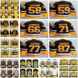 87 Sidney Crosby Hockey Jerseys 71 Evgeni Malkin 59 Jake Guentzel 58 Kris Letang 77 Jeff Carter 66 Mario Lemieux 2023 Reverse Retro Alternate Stitched Stadium Series