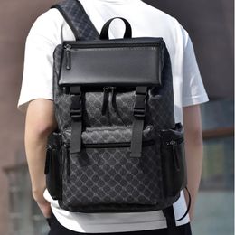 School Bags Business leather Travel Leisure Student large capacity men's laptop backpack school bags Polyester Softback Mainland China 231009