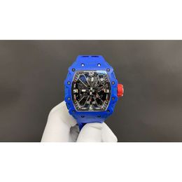 designer skeleton watch superclone RM35 RM35-03 auto wristwatch YER1 high quality mechanical movement uhr carbon fibre case montre richards luxe
