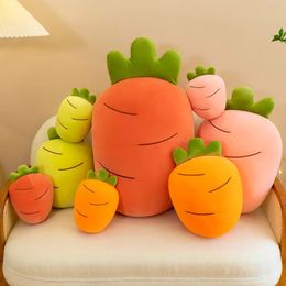 CushionDecorative Pillow Creative Simulation Fruit and Vegetable Cartoon Doll Series Carrot for Home Use 2023 231009