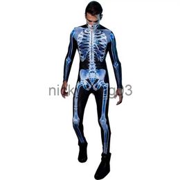 Theme Costume 3D Skeleton Costumes Halloween Skeleton Outfit Cosplay Costume For Men Women 3D Graphic Halloween Skull Cosplay Skeleton x1010