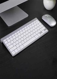 Mini Wireless Rechargeable Keyboard And Mouse Set With USB Receiver Waterproof 24GHz For Laptop Notebook Mac Apple PC Computer 215508596