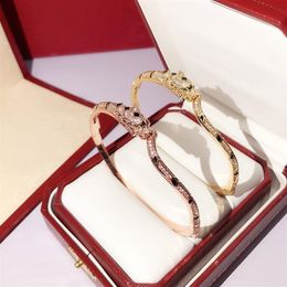 Personality domineering Leopard Bracelet Women's Bracelet money Copper material Luxurious Dance Bracelet Gi275q