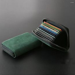 Card Holders 18 Cards Slot Bag Fashion Multifunctional Anti Demagnetization Clip Casual Wallets