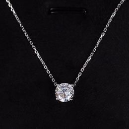 Luxurious quality Have stamp pendant necklace with one diamond for women and girl friend wedding Jewellery gift PS3544325H