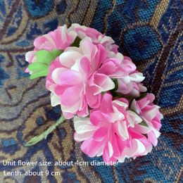 Decorative Flowers 144pcs Artificial Mother's Day Carnation DIY Decoration Bouquet Pink Party Home Gift Scrapbook Accessories Crafts
