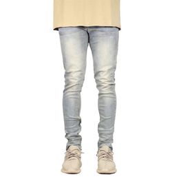 2 Colours Mens Jeans Trousers Retro Washed Colour Jeans Autumn Winter Zipper Pencil Pants Jeans High Street Fashion Denim Pants259j