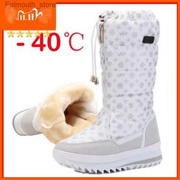 Boots Women boots winter shoes women platform thick plush warm waterproof high snow boots botas mujer size 35-42 Q231010