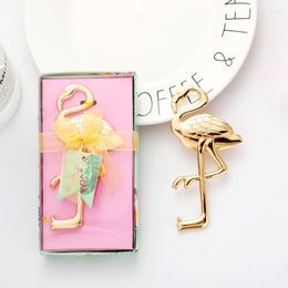 Party Favor 30pcs Personalized Wedding Supplies Bottle Opener Gift Small Creativity Flamingo Alloy Beer