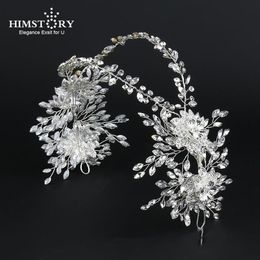 Hair Clips & Barrettes Himstory Handmade Crystal Rhinestones Tiaras And Crowns Wedding Headband Headpiece Bridal Piece Prom Pagean260W