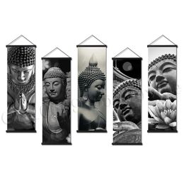 Paintings Canvas Modular The Buddha Poster Home Decoration Classic Paintings HD Print Hanging Scrolls Living Room Pictures Wall Artwork 231009