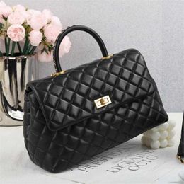 New Handheld Sheep Women's 2023 Fashion Chain Single Shoulder Diagonal Cross Small Fragrant Bag with High Quality Leather Stores Are 95% Off Clearance Wholesale