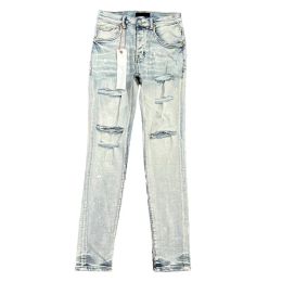 Designer Polar Summer Fall Fashion High Street Go Out Jeans Breathable Stretchy Patterned Denim Pants For Men And Women