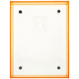 Frames Orange Po Frame Display Stand Pictures Vertical Business Licence Holder Office Award Acrylic Certificate Tyres