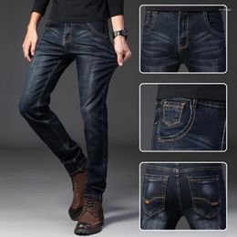 Men's Jeans Plus Size 28-40 Men Spring Summer Autumn Fashion Casual Classic Slim Fit Skinny Straight Stretch Long Denim Pants