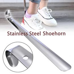 Other Housekeeping Organisation Stainless Steel Durable Long Handle Lazy Shoe Helper Universal Shoehorn Portable Shoes Lifter Spoon For People To Pull 231009