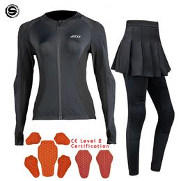 Men's Jackets Full Body Armoured Motorcycle Jacket Pants Suits Women Summer Riding Skirt-Pants Armour Jacket Moto Sport Suits CE Protective Pads 231010