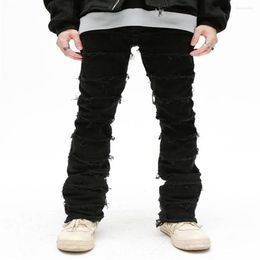 Men's Jeans Liu Su Slimming Men Fashion Hip -Hop Street Clothing Slow Travel Pants Designer306d