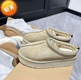 Slippers New Australia slippers Tazz Suede boots Classic ultra mini Shearling platform Slipper snow boot chestnut Antelope brown winter comfortugg fdgg