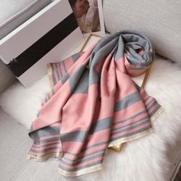 Fashionable brand style imitation cashmere letter jacquard scarf