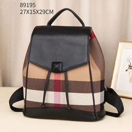 School Bags Spring Fashion Genuine Leather Anti-theft Women Backpack Travel Backpack Girl Oxford Rucksack Backpack Ladies 231009