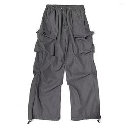 Men's Jeans Baggy Cargo Pants For Men Red Black Grey Straight Trousers Male Vintage Hip Hop Streetwear Classic Style