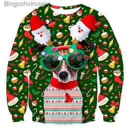 Women's Sweaters Funny Fake Christmas Sweater Unisex Men Women Ugly Christmas Sweater For Holidays Santa Elf Sweater Autumn Winter Xmas ClothingL231010