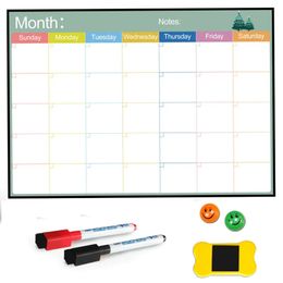 Whiteboards A3 Size Magnetic Board Monthly Calendar whiteboard Drawing For Kitchen Home Fridge Refrigerator Weekly Planer 231009