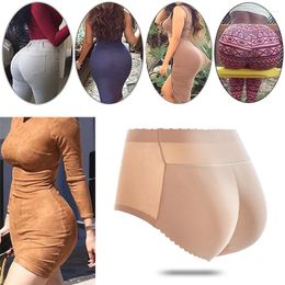 Women's Shapers Women Shaper Wyściełane majtki Bulifter Buhip Enhancer Fałszywe dupę ciało Mid talii Kształtujące majtki oddychające