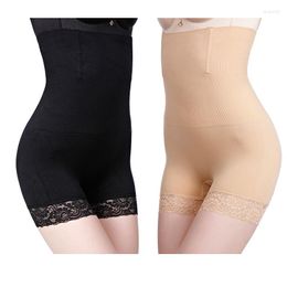 Women's Shapers LadyBody Shaper Women Shapewear High Waist Seamless Lace Shaping Panties Breathable Slimming Tummy Control Knickers Pant