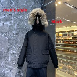 Top Piumino sportivo invernale per il tempo libero all'aria aperta anatra bianca antivento parker berretto lungo con colletto in pelle calda vera pelliccia di lupo Elegante bomber cappotto Avventura