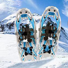 Snowboards Skis Light Weight Snowshoes Set Outdoor Snowfield Walking Shoes Aluminium Alloy AntiSlip Adjustable SnowMountain Shoes 231010