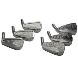 New Zodia Irons Sier/black Irons Limited Edition Crocodile Pattern Golf Clubs Only Head